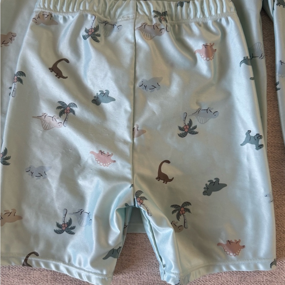 H&M Toddler Swim Rashguard Set Light Blue Size 3-4T - Picture 7 of 7